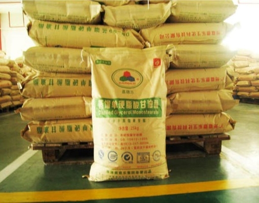 C21H42O4 อิมัลซิไฟเออร์เกรดอาหารกลั่นโมโนกลีเซอไรด์ E471 DMG95 GMS99