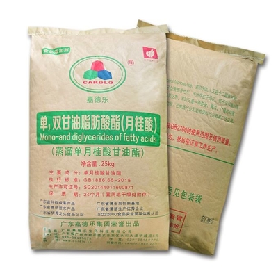 27215-38-9 อิมัลซิไฟเออร์ขนมปัง Glycerol Monolaurate GML Dodecanoic Acid Monoglyceride
